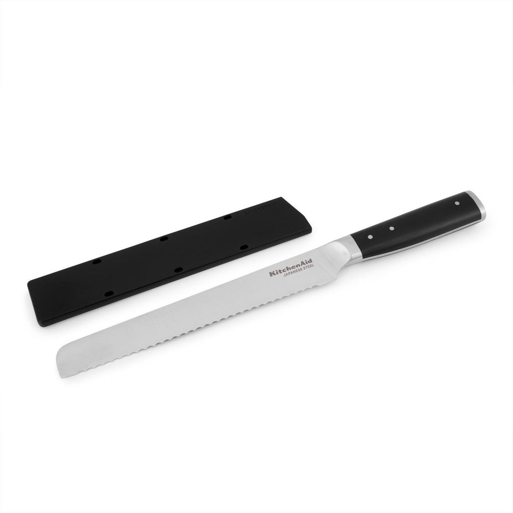 KitchenAid Gourmet High-Carbon Japanese Steel 8 Inch Bread Cutting Knife - Distinctly Living