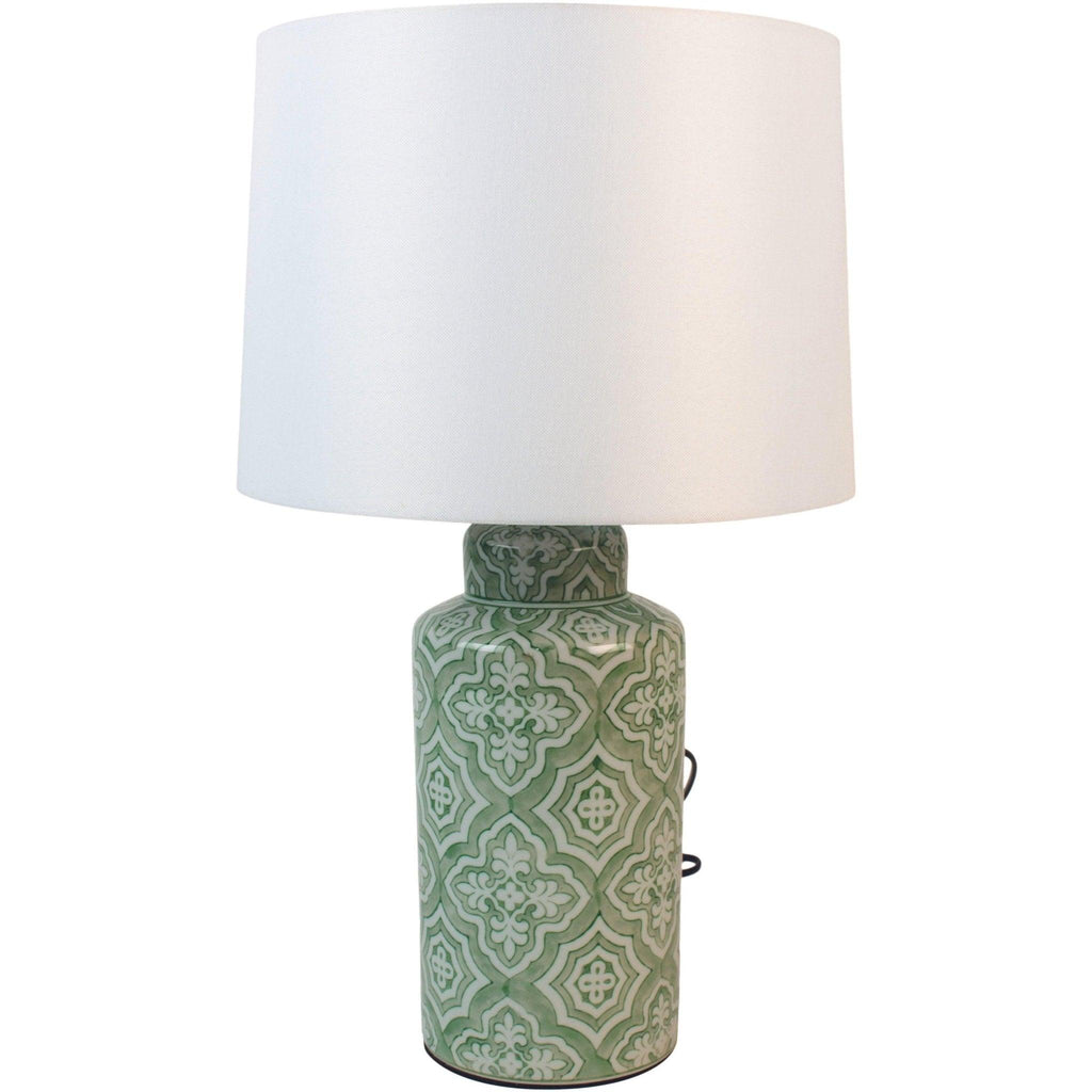 Lamp Marocchina With White Shade - Distinctly Living 