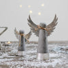 Large Cement Angel - Distinctly Living