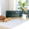 Large Hex Bread Bin in White, Blue, Silver or Green - Distinctly Living