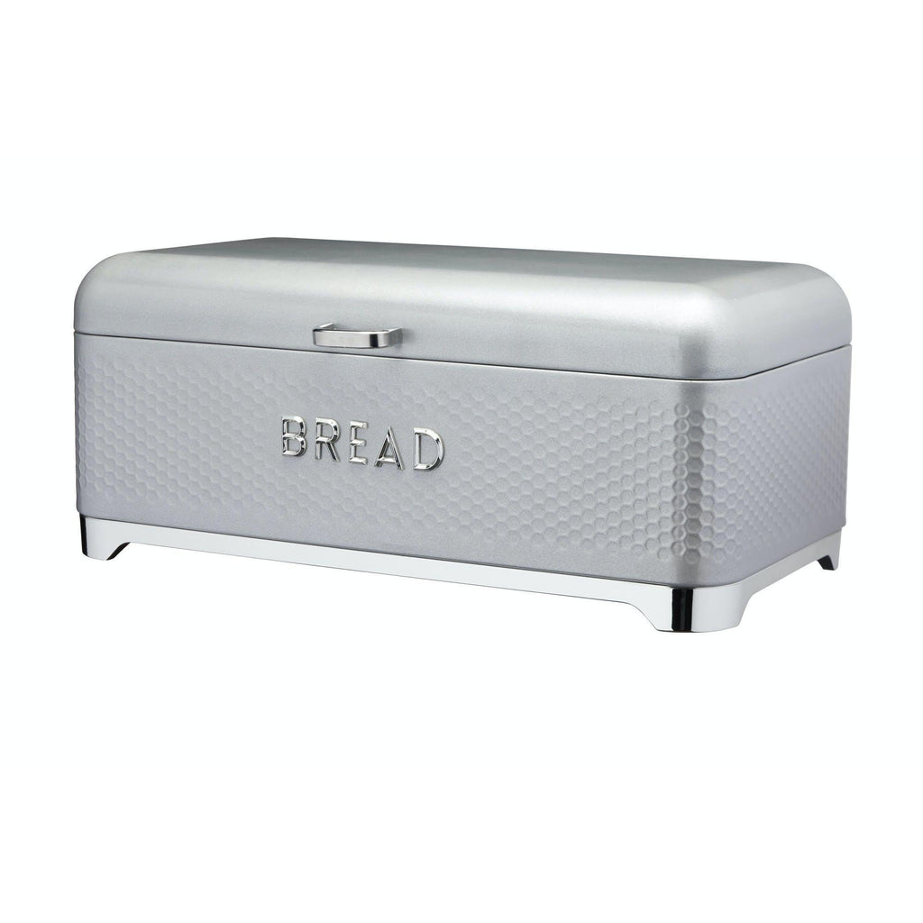 Large Hex Bread Bin in White, Blue, Silver or Green - Distinctly Living