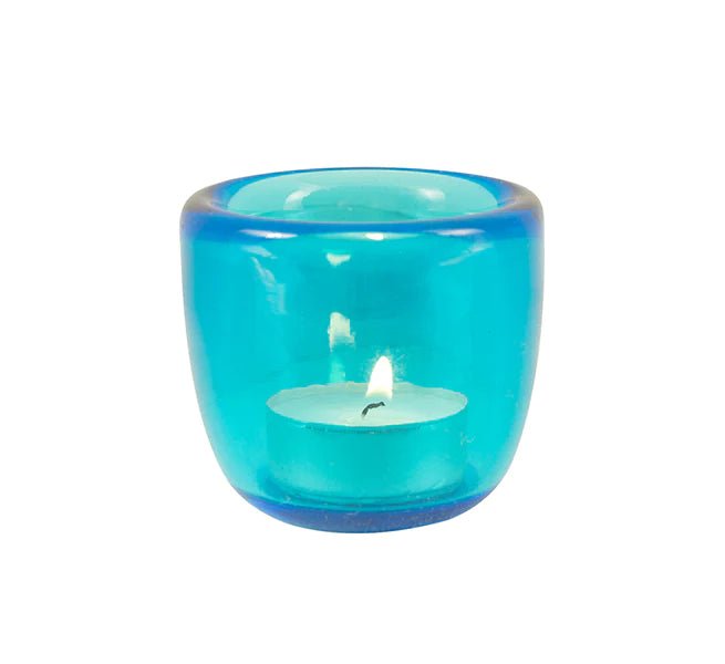 Light Blue Tealight Holder - Distinctly Living