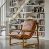 Lugo Lounge Chair Vintage Brown Leather - Distinctly Living