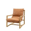 Lugo Lounge Chair Vintage Brown Leather - Distinctly Living