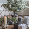 Marbled Silver Xmas Tree Bauble - Small - Distinctly Living