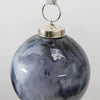 Marbled Silver Xmas Tree Bauble - Small - Distinctly Living