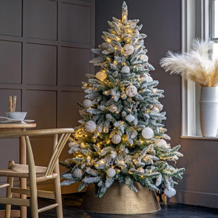 Milkway White Xmas Tree Bauble - Large - Distinctly Living