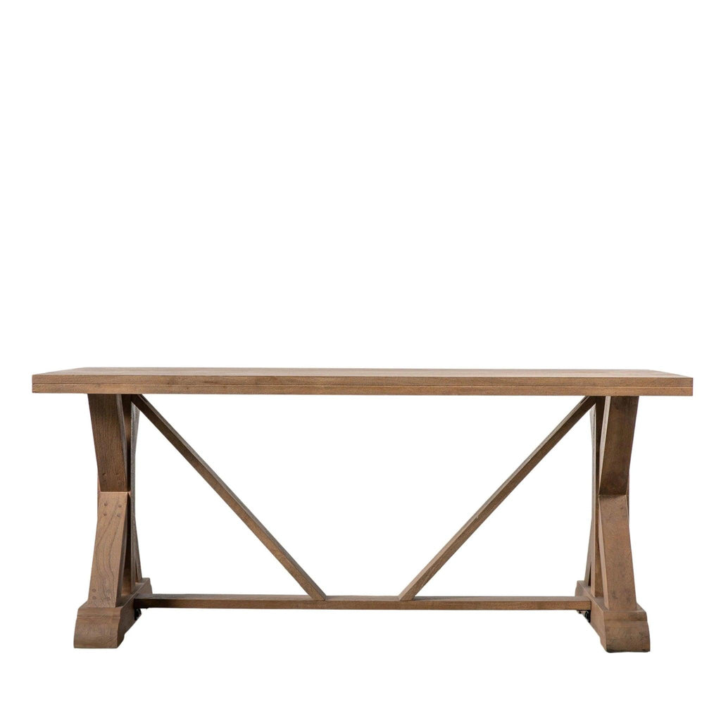 Millbrook X Frame Dining Table - 1.8m or 2.2m - Distinctly Living