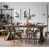 Millbrook X Frame Dining Table - 1.8m or 2.2m - Distinctly Living