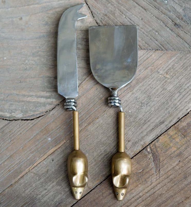 Mouse Cheese Knives - set of two - Distinctly Living