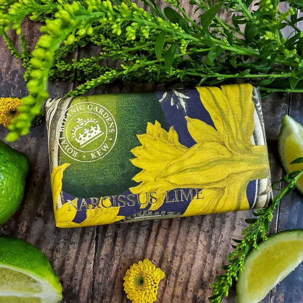 Narcissus & Lime Kew Garden Soap - Distinctly Living 