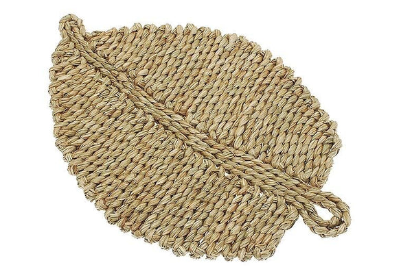 Natural Chunky Leaf Mat - Distinctly Living