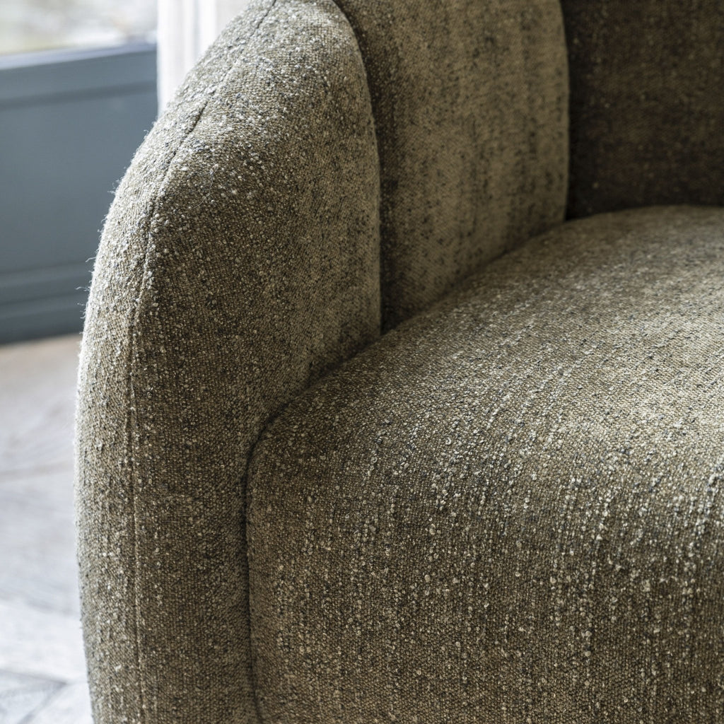 Nelly Tub Chair - Moss Green or Tan - Distinctly Living