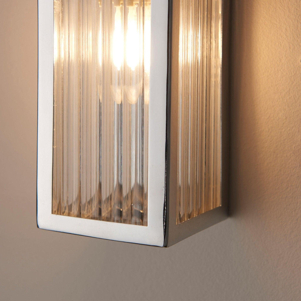 Newman Bathroom Wall Light - Frosted or Clear - Distinctly Living 