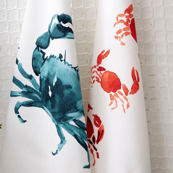 Ocean Life Tea Towel - Blue Crab - Distinctly Living