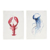 Ocean Life Tea Towel - Jellyfish - Distinctly Living