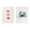 Ocean Life Tea Towel - Multi Red Crab - Distinctly Living