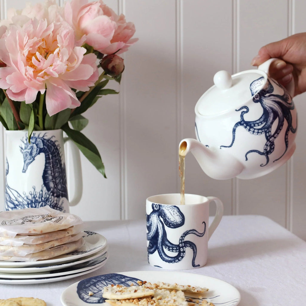 Octopus Fine Bone China Mug - Distinctly Living