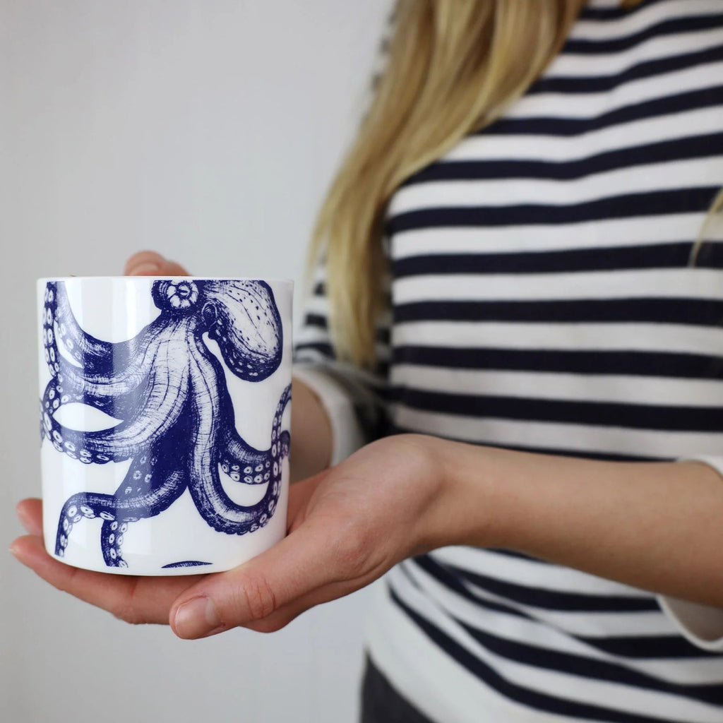 Octopus Fine Bone China Mug - Distinctly Living