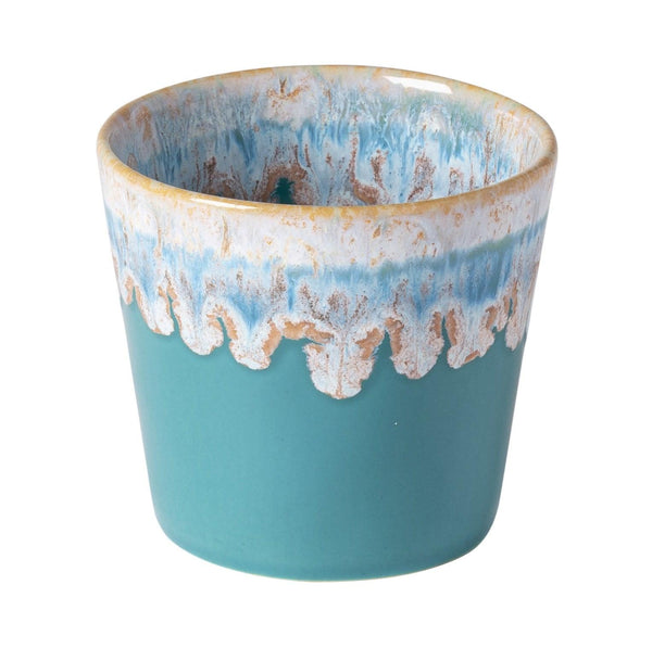 Organic Lungo Coffee Cup - Turquoise - Distinctly Living 