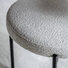 Pair of Boucle Fabric Chairs - Green, Ochre or Vanilla - Distinctly Living