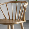 Pair of Folk Oak Dining Chairs - Natural or Mocha - Distinctly Living 
