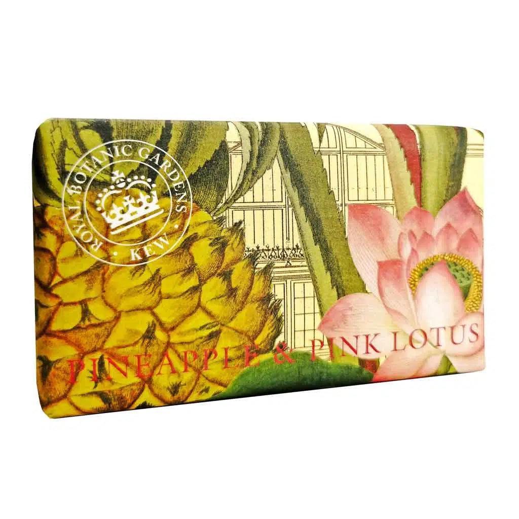 Pineapple & Pink Lotus Kew Garden Soap - Distinctly Living 