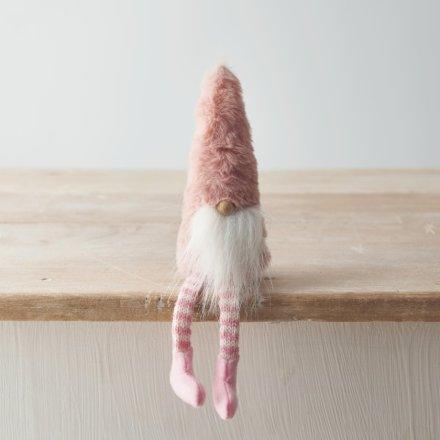 Pink Christmas Shelf Gonk - Distinctly Living