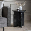 Pisa - Marble Side Table - White or Black - Distinctly Living 