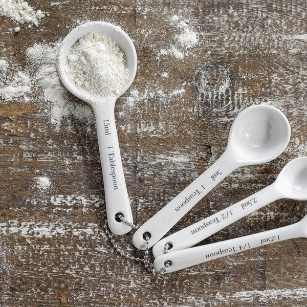 Porcelain Measuring Spoon Set - Distinctly Living 