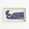 Rectangular Wooden Tray - Whale - Distinctly Living 