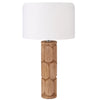 Reilly Wooden Lamp and Shade - Distinctly Living