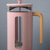 Retro 8 Cup Cafetiere - Taupe, Pink, Cream or Blue - Distinctly Living 