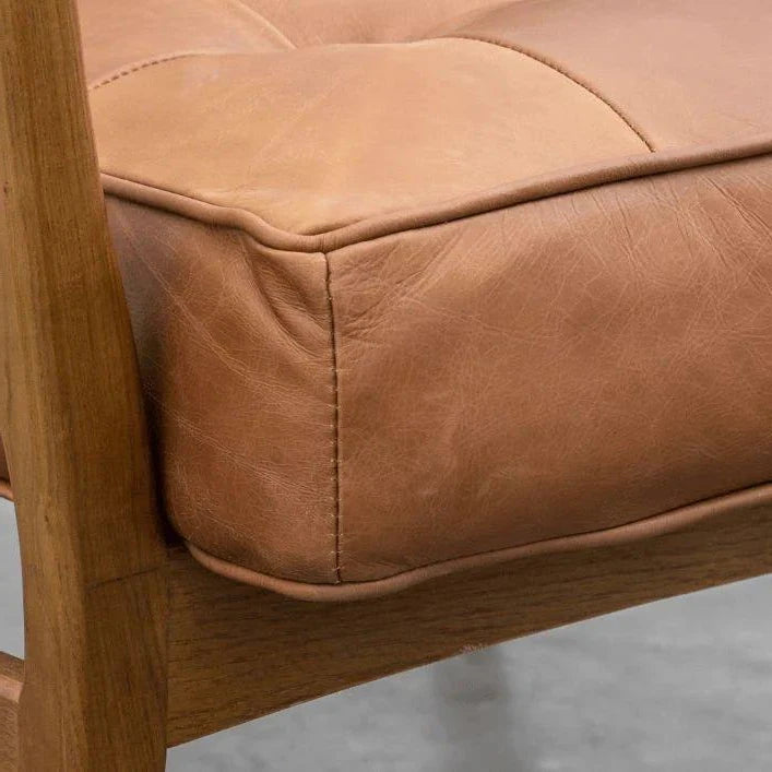 Rex Armchair - Slate Linen or Leather - Distinctly Living 