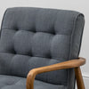 Rex Armchair - Slate Linen or Leather - Distinctly Living 