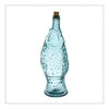 Sea Blue Fish Bottle or Vase - Distinctly Living