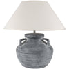 Serville Table Lamp Charcoal and Shade - Distinctly Living