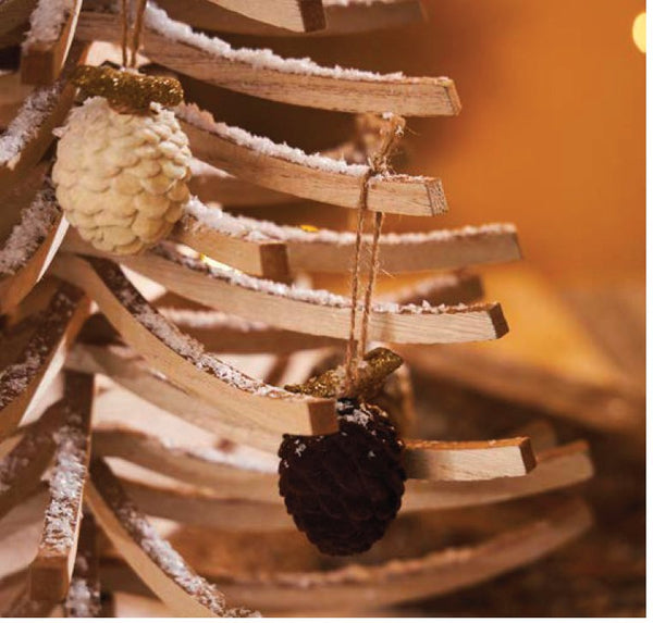 Set of 3 Christmas Tree Hanging Acorns - Distinctly Living