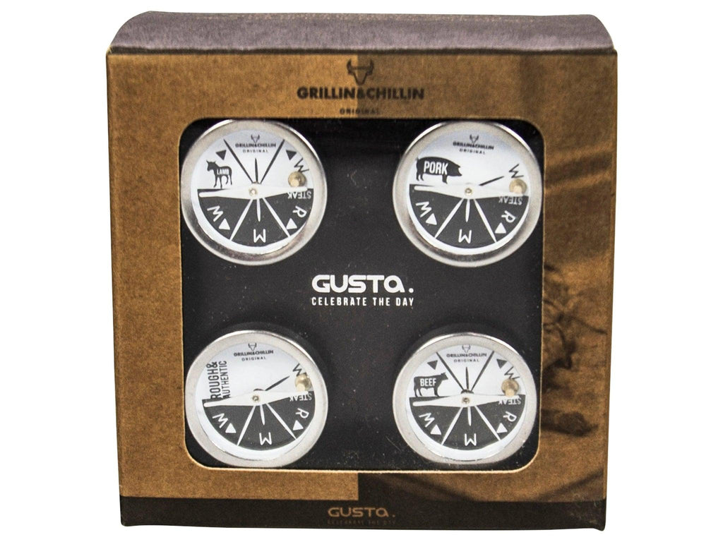 Set of 4 BBQ Meat Thermometer - Distinctly Living