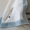 Set of 4 Block Print Napkins - Blue - Distinctly Living