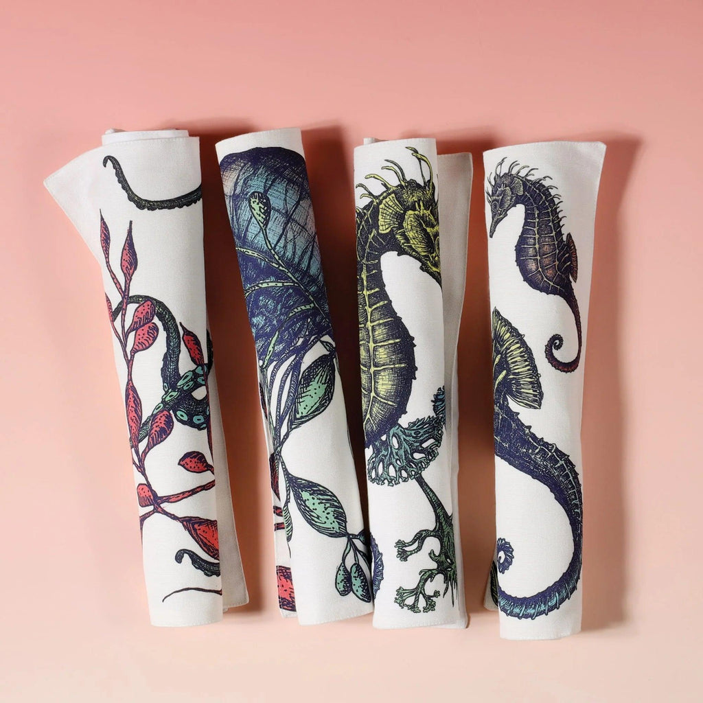 Set of 4 - Coral Placemats - Distinctly Living