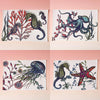 Set of 4 - Coral Placemats - Distinctly Living