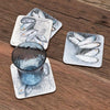 Set of 4 Mussels Coasters - Distinctly Living 