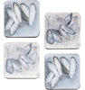 Set of 4 Mussels Coasters - Distinctly Living 