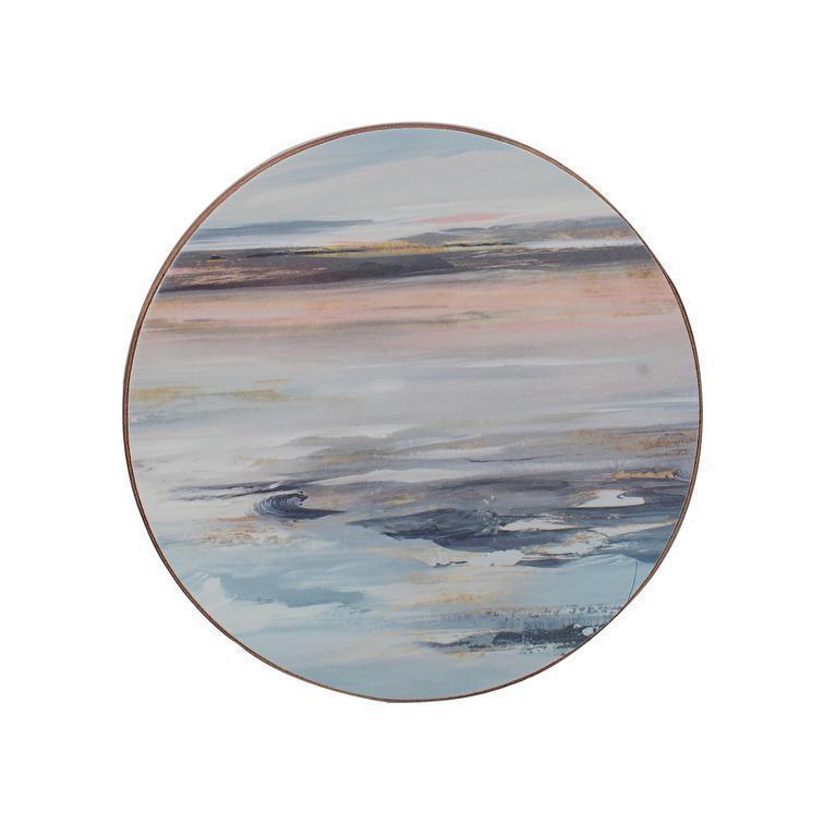 Set of 4 Round Calm Coasters - Distinctly Living