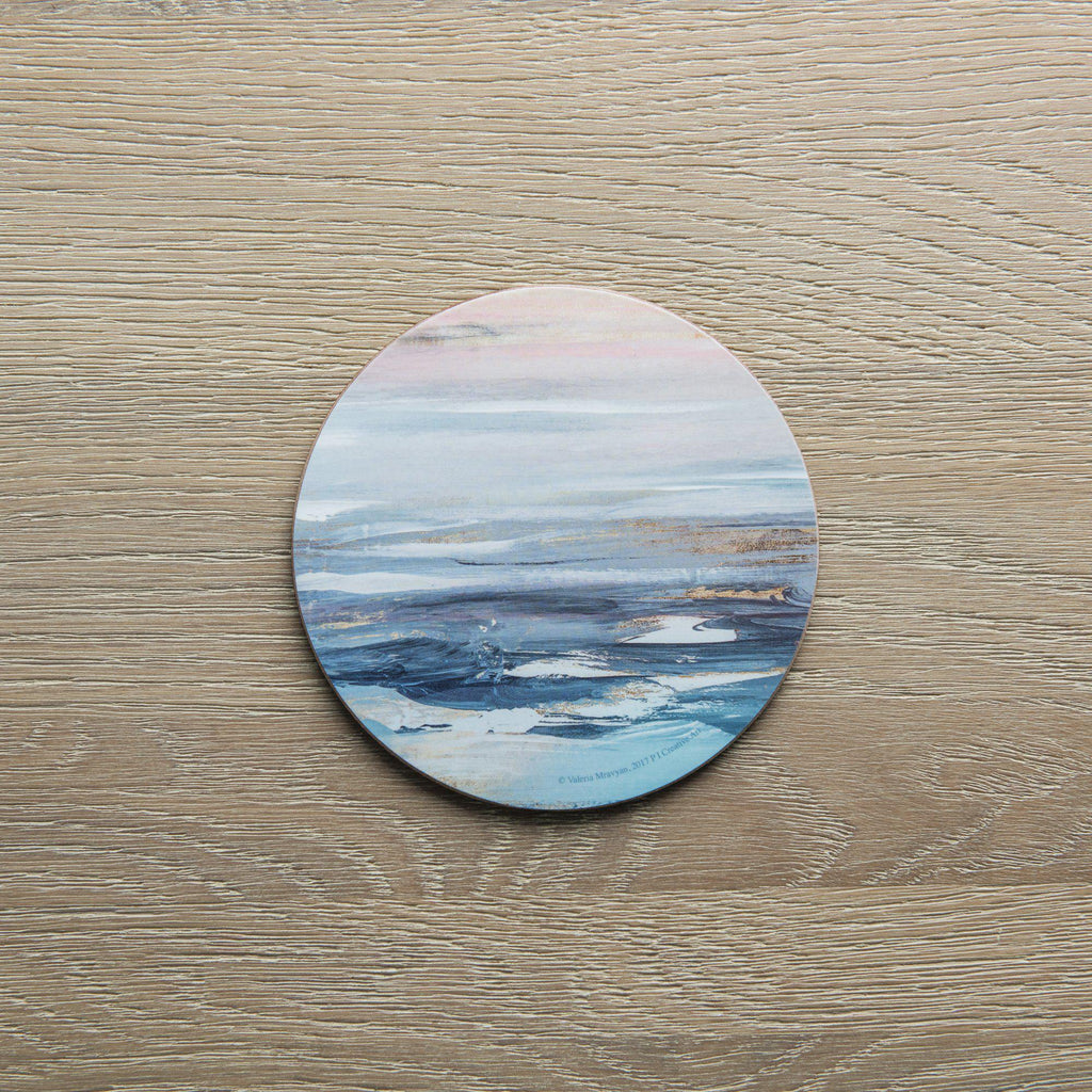 Set of 4 Round Calm Coasters - Distinctly Living 