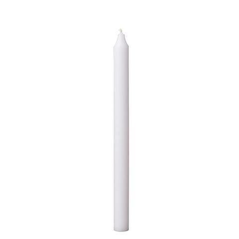 Single White Dinner Candle - Distinctly Living