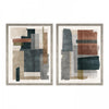 Skimming Shapes - Pair of Prints - Distinctly Living