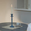 Soft Blue Tall Candle Holder - Distinctly Living