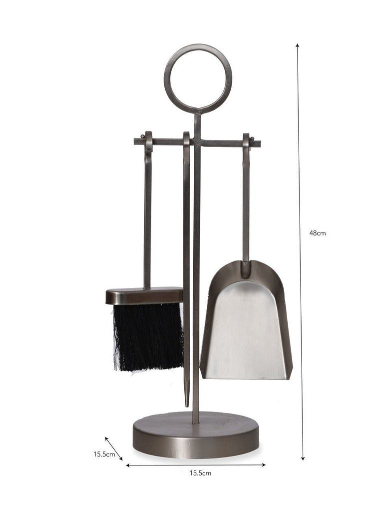 Steel Fireside Tool Set - Distinctly Living